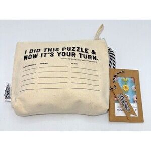 Trove "I Go to Pieces" Donuts 250pc Wooden Puzzle in Pass-It-On Pouch NEW/Sealed